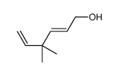 4,4-dimethylhexa-2,5-dien-1-ol Structure