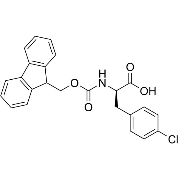 FMOC-D-4-氯苯丙氨酸结构式