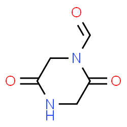 1-Piperazinecarboxaldehyde, 2,5-dioxo- (9CI)结构式