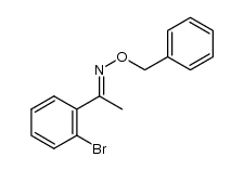 (E)-1-(2-bromophenyl)ethanone O-benzyloxime结构式