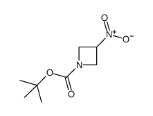 3-硝基氮杂环丁烷-1-羧酸叔丁酯结构式