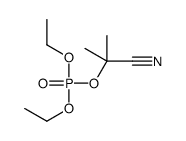 2-cyanopropan-2-yl diethyl phosphate结构式