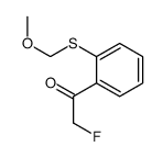 Ethanone, 2-fluoro-1-[2-[(methoxymethyl)thio]phenyl]- (9CI)结构式