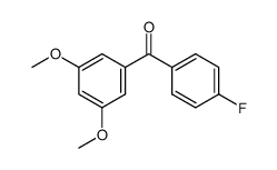 (4-fluoro-phenyl)-(3,5-dimethoxy-phenyl)-methanone Structure