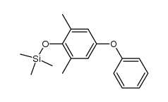 4-Trimethylsilyloxy-3,5-dimethyl-diphenylether Structure