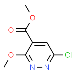 6-氯-3-甲氧基哒嗪-4-羧酸甲酯结构式