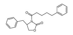 (4S)-4-benzyl-3-(5-phenylpentanoyl)-1,3-oxazolidin-2-one Structure