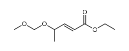 4-methoxymethoxy-pent-2-enoic acid ethyl ester Structure