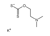 Potassium O-[2-(dimethylamino)ethyl] carbonodithioate Structure