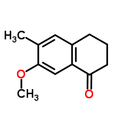 7-METHOXY-6-METHYL-3,4-DIHYDRONAPHTHALEN-1(2H)-ONE structure