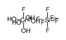 pentahydroxychromium(VIII) fluoride hexafluorosilicate(IV) Structure