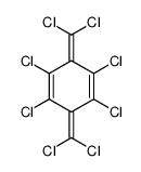 1,2,4,5-Tetrachloro-3,6-bis(dichloromethylene)-1,4-cyclohexadiene Structure