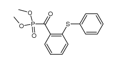 dimethyl (2-(phenylthio)benzoyl)phosphonate结构式