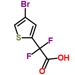 (4-Bromo-2-thienyl)(difluoro)acetic acid结构式