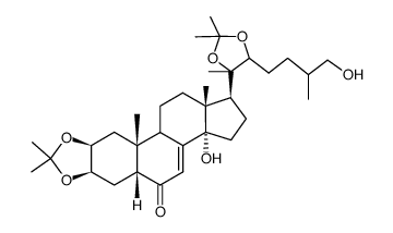 Inokosteron-diacetonid Structure