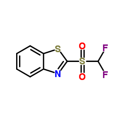 2-((Difluoromethyl)sulfonyl)benzo[d]thiazole structure