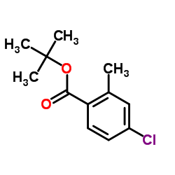2-Methyl-2-propanyl 4-chloro-2-methylbenzoate Structure