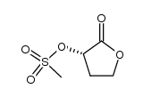 methanesulfonic acid (3S)-2-oxotetrahydrofuran-3-yl ester结构式