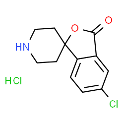 5-chloro-3H-spiro[isobenzofuran-1,4'-piperidin]-3-one hydrochloride结构式