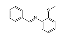 benzylidene-(2-methylsulfanyl-phenyl)-amine Structure