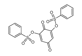 2,6-Bis-benzolsulfonyloxy-benzochinon-(1,4)结构式