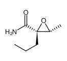 Oxiranecarboxamide, 3-methyl-2-propyl-, (2R-cis)- (9CI) Structure