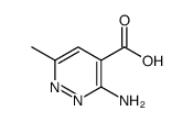 4-Pyridazinecarboxylic acid,3-amino-6-methyl-结构式