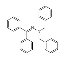 N-(benzhydrylideneamino)-N-benzyl-1-phenyl-methanamine结构式