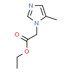 1H-Imidazole-1-aceticacid,5-methyl-,ethylester(9CI)结构式