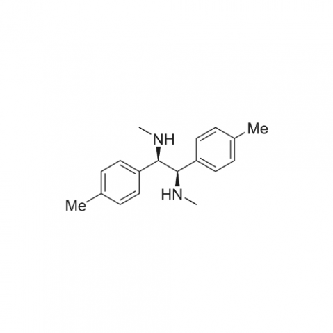 (1R,2R)-N1,N2-dimethyl-1,2-di-p-tolylethane-1,2-diamine结构式