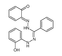 N'-(2-hydroxyanilino)-N-[(6-oxocyclohexa-2,4-dien-1-ylidene)amino]benzenecarboximidamide结构式