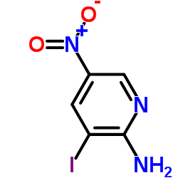 3-iodo-5-nitropyridin-2-amine structure