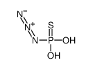 azido-dihydroxy-sulfanylidene-λ5-phosphane结构式