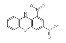 10H-Phenoxazine,1,3-dinitro- Structure
