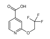 2-(2,2,2-Trifluoroethoxy)-4-pyridinecarboxylicacid结构式