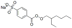 SODIUM 4-(2-ETHYLHEXYLOXYCARBOXY)BENZENESULFONATE Structure