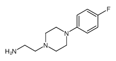 2-[4-(4-氟苯基)哌嗪-1-基]乙胺结构式