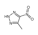 4-methyl-5-nitro-1,2,3-triazole结构式