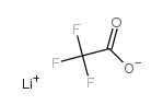 lithium trifluoroacetate Structure