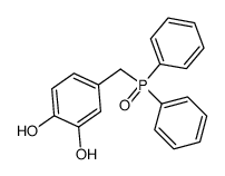 4-[(diphenylphosphinoyl)methyl]benzene-1,2-diol Structure