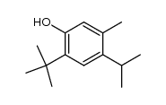 6-tert-butyl-p-thymol Structure