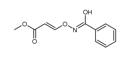 N-(((E)-3-methoxy-3-oxoprop-1-en-1-yl)oxy)benzimidic acid结构式