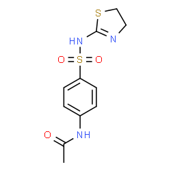 N-(4-((2,5-THIAZOLINYLAMINO)SULFONYL)PHENYL)ETHANAMIDE结构式