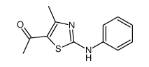 1-(4-甲基-2-苯基氨基-5-噻唑)-乙酮图片