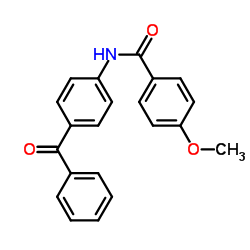 N-(4-Benzoylphenyl)-4-methoxybenzamide结构式