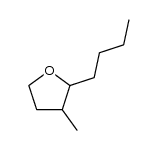 2-butyl-3-methyl-tetrahydro-furan Structure