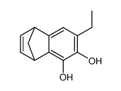 1,4-Methanonaphthalene-5,6-diol, 7-ethyl-1,4-dihydro- (8CI) structure