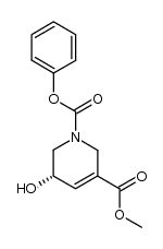 (S)-3-methyl 1-phenyl 5-hydroxy-5,6-dihydropyridine-1,3(2H)-dicarboxylate Structure