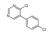 4-CHLORO-5-(4-CHLOROPHENYL)-PYRIMIDINE结构式