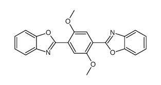 2-[4-(1,3-benzoxazol-2-yl)-2,5-dimethoxyphenyl]-1,3-benzoxazole结构式